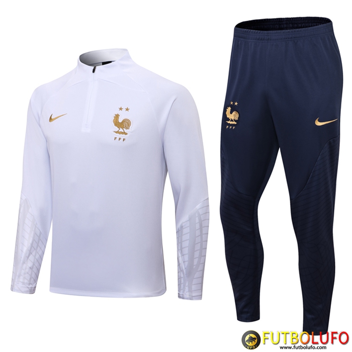 Chandal Equipos De Futbol Francia Blanco 2022/2023
