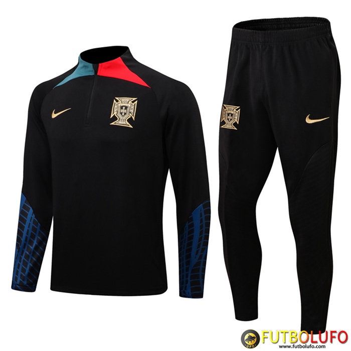 Chandal Equipos De Futbol Portugal Negro 2022/2023