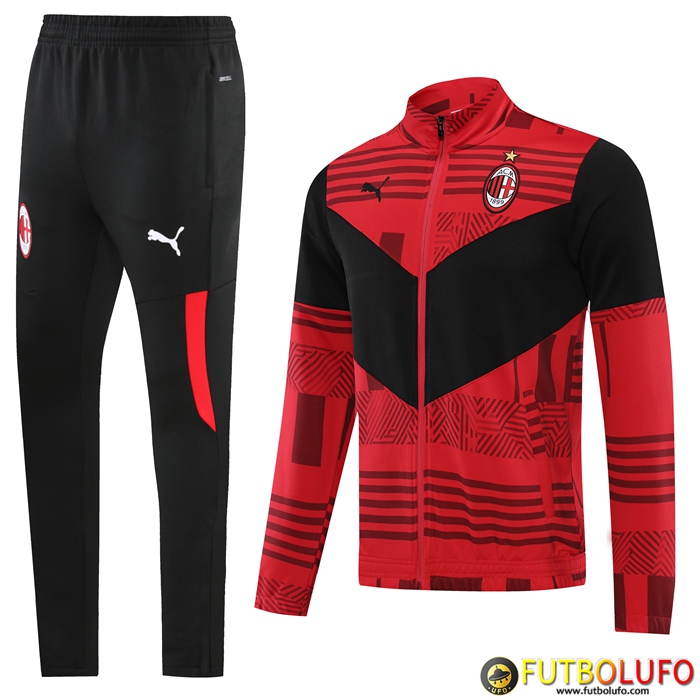 Chandal Equipos De Futbol - Chaqueta AC Milan Rojo 2022/2023