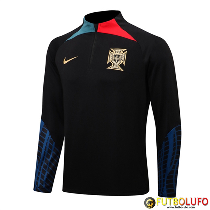 Sudadera De Entrenamiento Portugal Negro 2022/2023