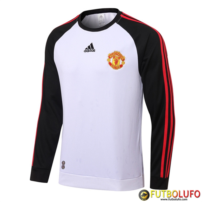 Sudadera De Entrenamiento Manchester United Blanco 2022/2023