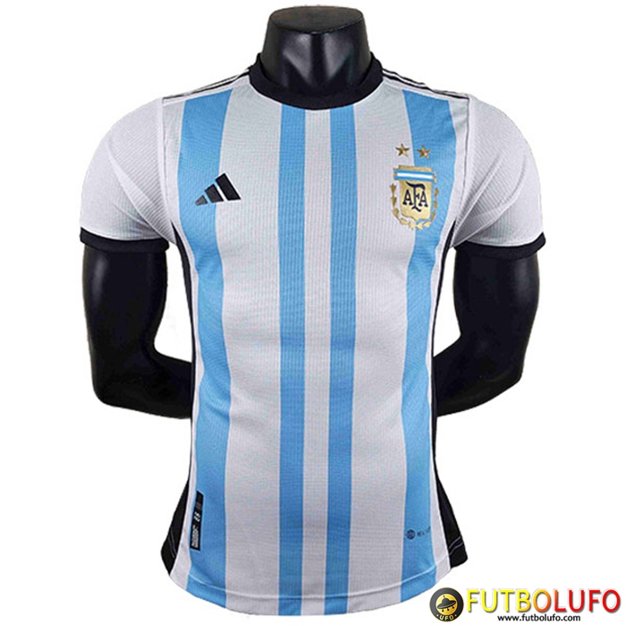 Camisetas De Futbol Argentina Player Edtion Azul/Blanco Copa Del Mundo 2022