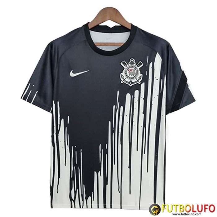 Camisetas De Futbol Corinthians Negro/Blanco 2022/2023