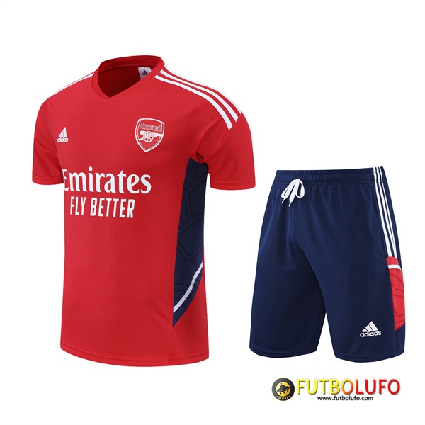 Camiseta Entrenamiento +Cortos Arsenal Rojo 2022/2023