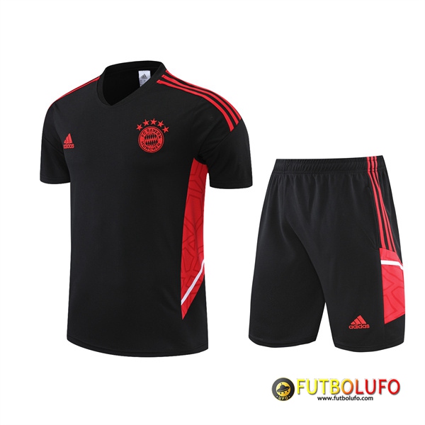 Camiseta Entrenamiento +Cortos Bayern Munich Negro 2022/2023