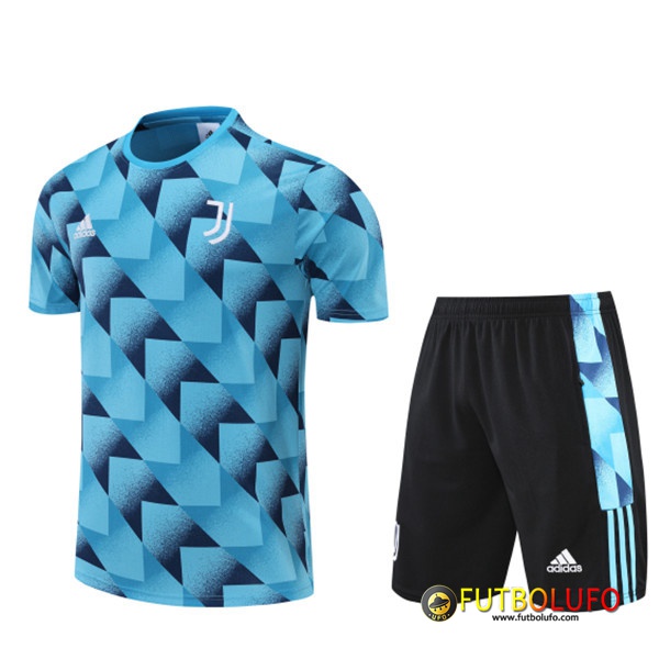 Camiseta Entrenamiento +Cortos Juventus Azul 2022/2023