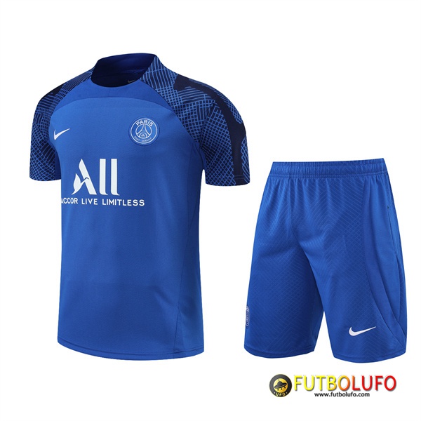 Camiseta Entrenamiento +Cortos PSG Azul 2022/2023