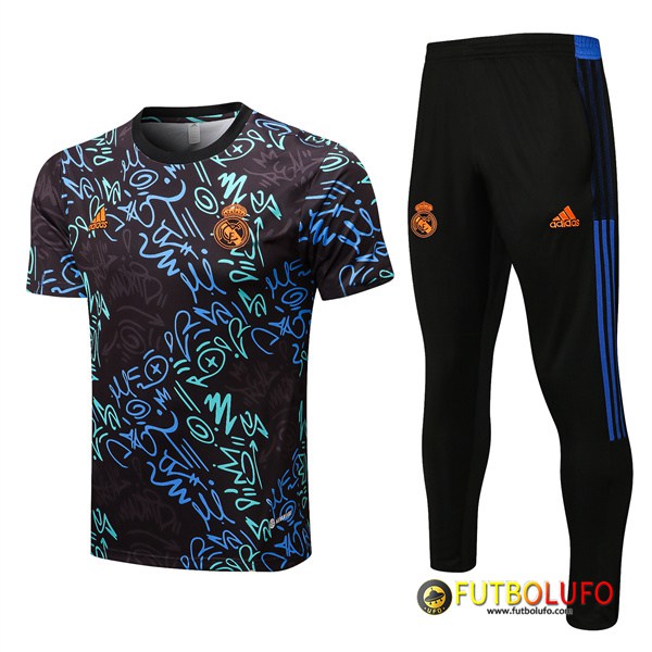 Camiseta Entrenamiento + Pantalones Real Madrid Negro 2022/2023