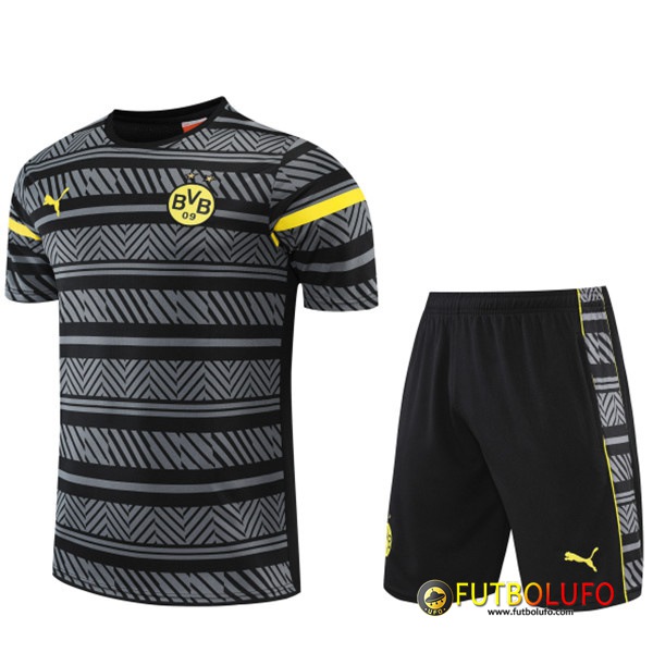 Camiseta Entrenamiento +Cortos Dortmund BVB Gris 2022/2023