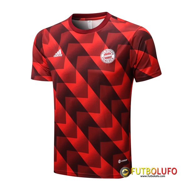 Camiseta Entrenamiento Bayern Munich Negro/Rojo 2022/2023