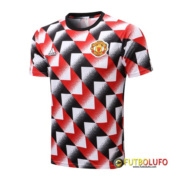 Camiseta Entrenamiento Manchester United Rojo/Negro 2022/2023