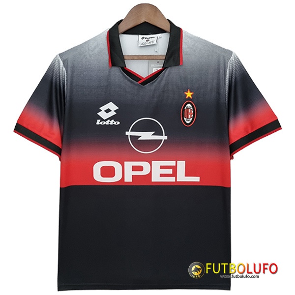 Camisetas De Futbol AC Milan Retro Negro 1995/1996