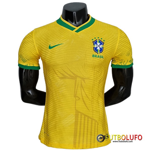 Camisetas De Futbol Brasil Player Version Classic Amarillo Copa Del Mundo 2022