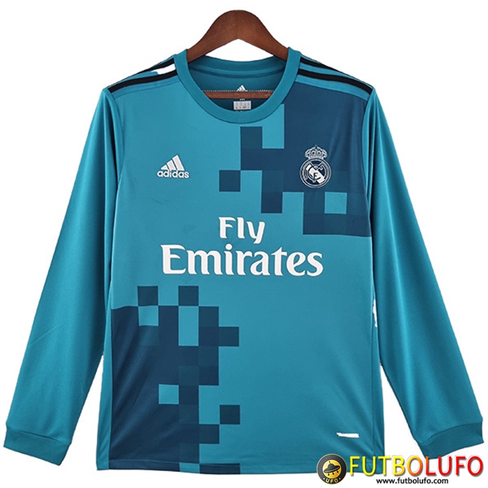 Camisetas De Futbol Real Madrid Retro Segunda Manga Larga 2017/2018