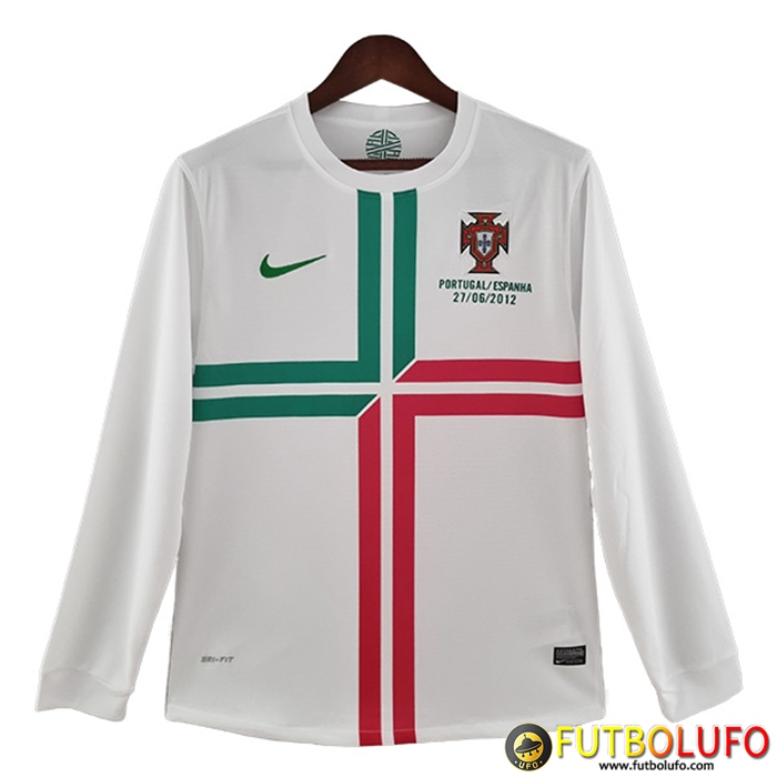Camisetas De Futbol Portugal Retro Segunda Manga Larga 2012
