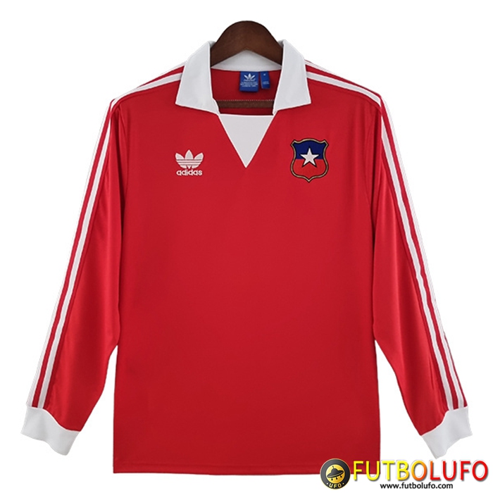 Camisetas De Futbol Chile Retro Primera Manga Larga 1982
