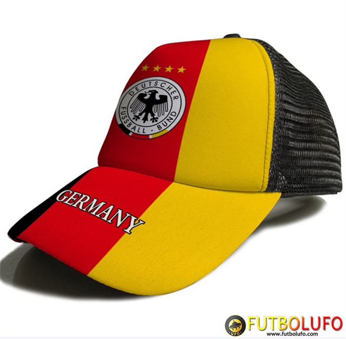 Gorra De Futbol Alemania Amarillo/Rojo 2023