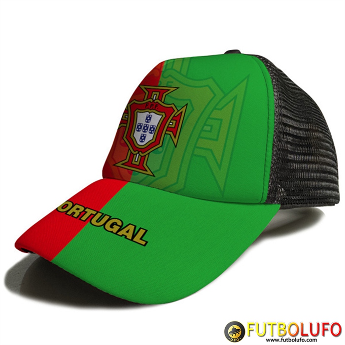 Gorra De Futbol Portugal Verde/Rojo 2023
