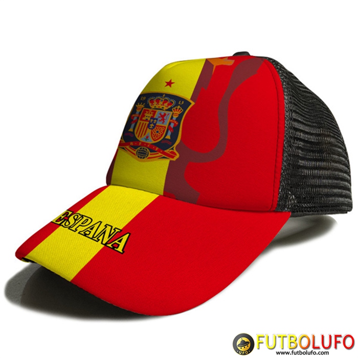 Gorra De Futbol España Rojo/Naranja 2023