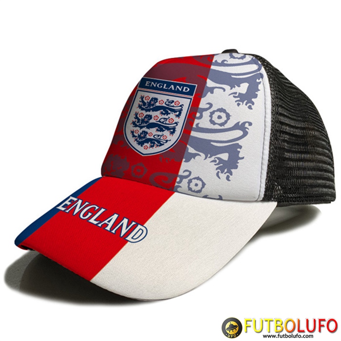 Gorra De Futbol Inglaterra Blanco/Rojo 2023
