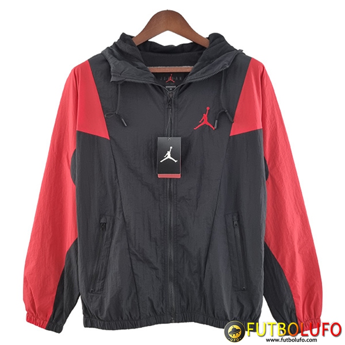 Rompevientos Jordan PSG Negro/Rojo 2022/2023