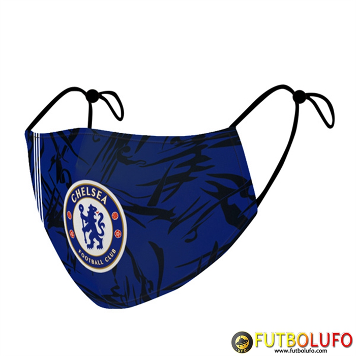 Mascarilla Futbol FC Chelsea Azul Reutilisable