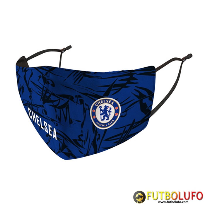 Mascarilla Futbol FC Chelsea Azul Reutilisable -02