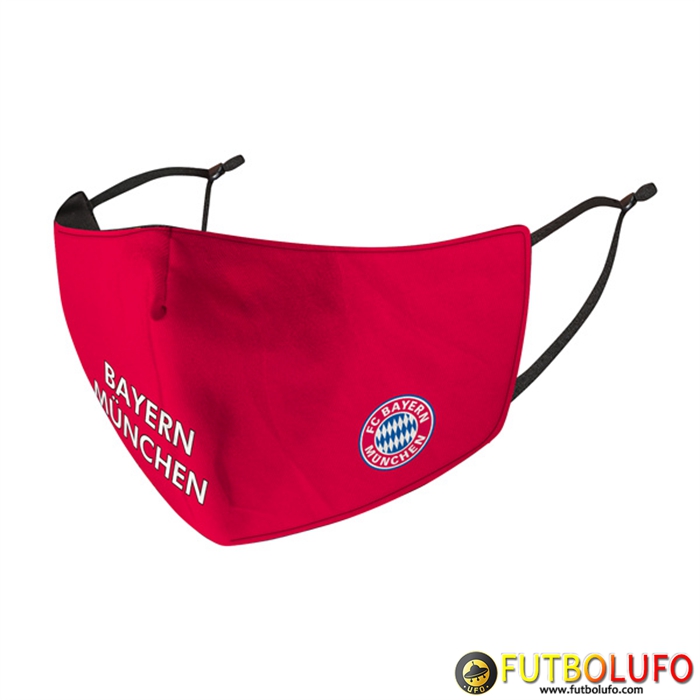 Mascarilla Futbol Bayern Munich Rojo Reutilisable -02