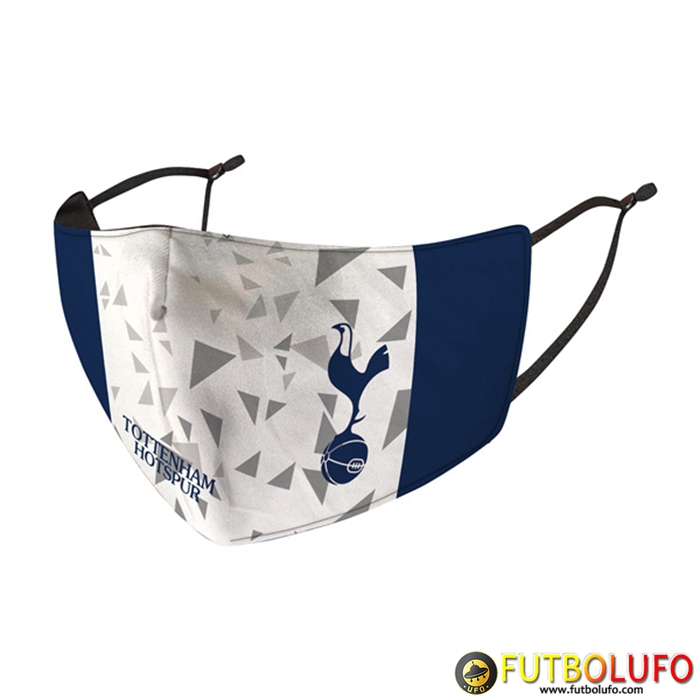 Mascarilla Futbol Tottenham Blanco Reutilisable