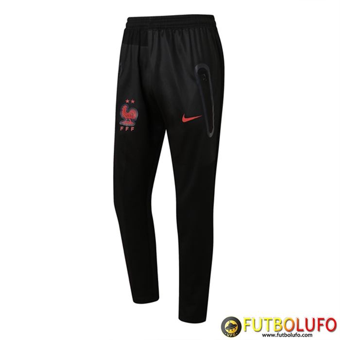 Pantalon Entrenamiento Francia Negro 2022/2023