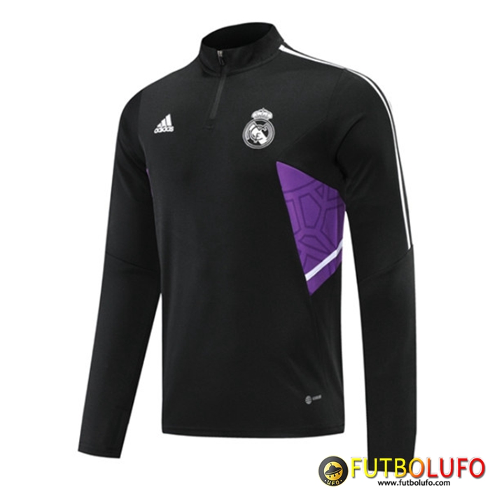 Sudadera De Entrenamiento Real Madrid Negro 2022/2023