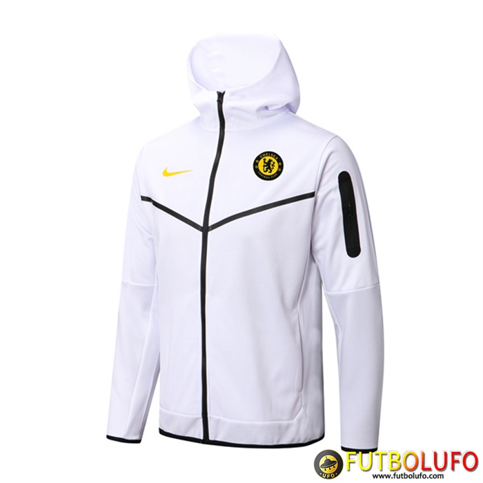 Chaqueta Con Capucha FC Chelsea Blanco 2022/2023