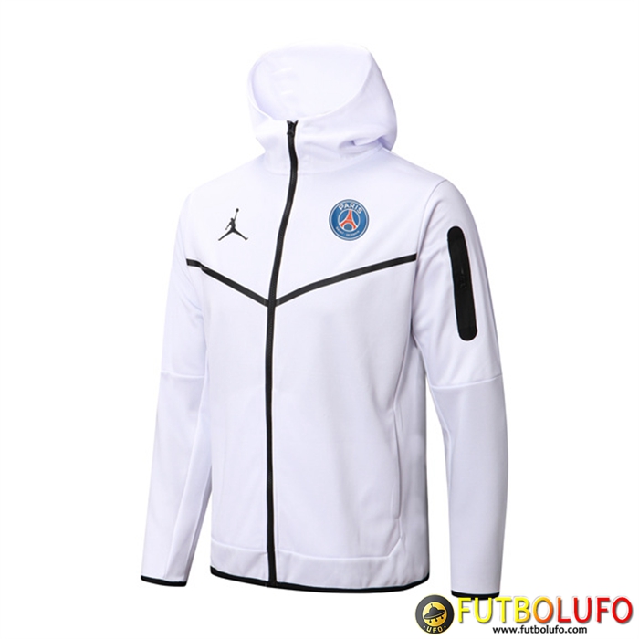 Chaqueta Con Capucha PSG Blanco 2022/2023
