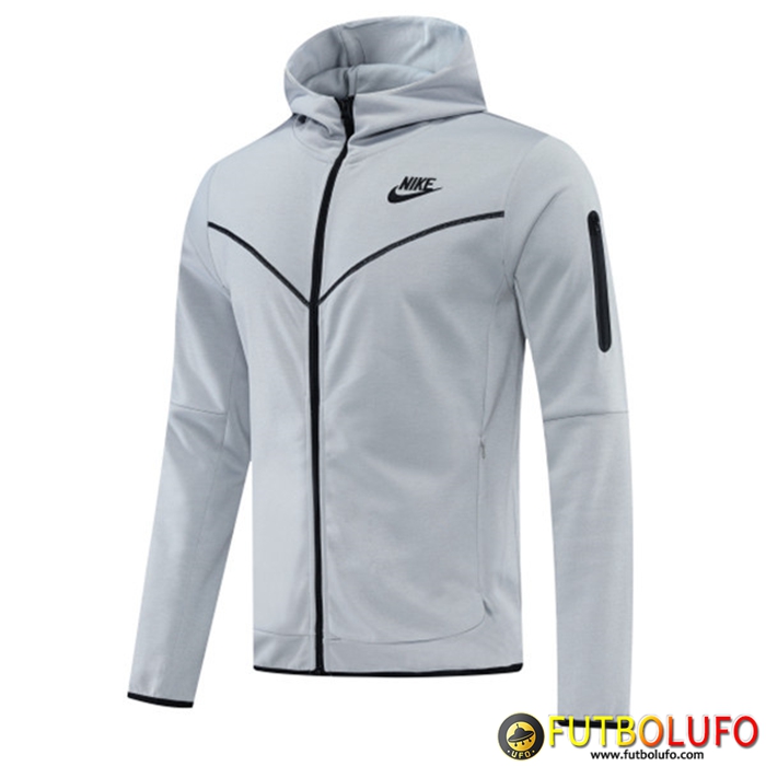 Chaqueta Con Capucha Nike Gris 2022/2023