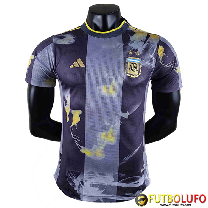 Camisetas De Futbol Argentina Negro/Gris Copa Del Mundo 2022