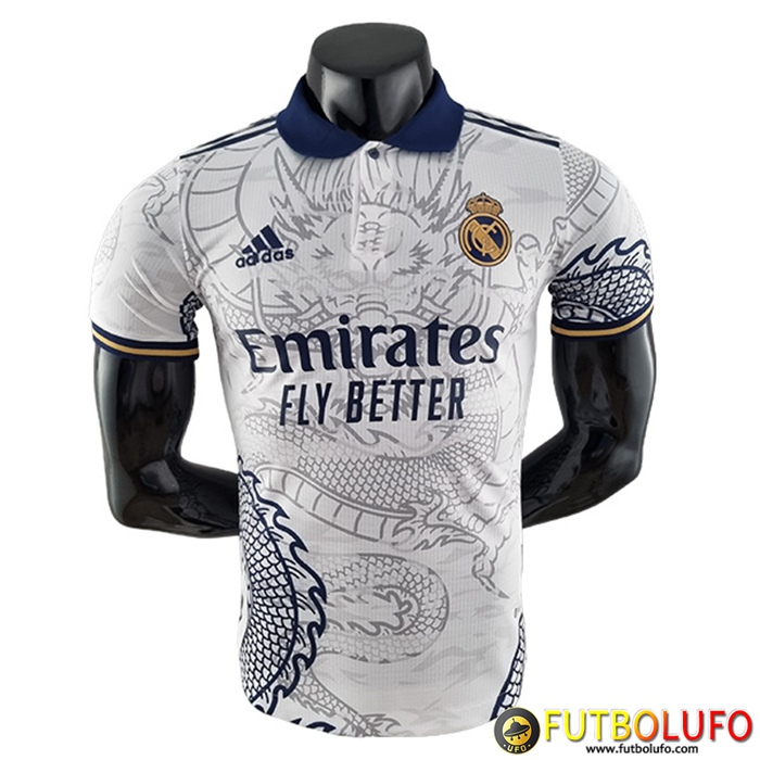 Camisetas De Futbol Real Madrid Chinese Dragon Blanco 2022/2023