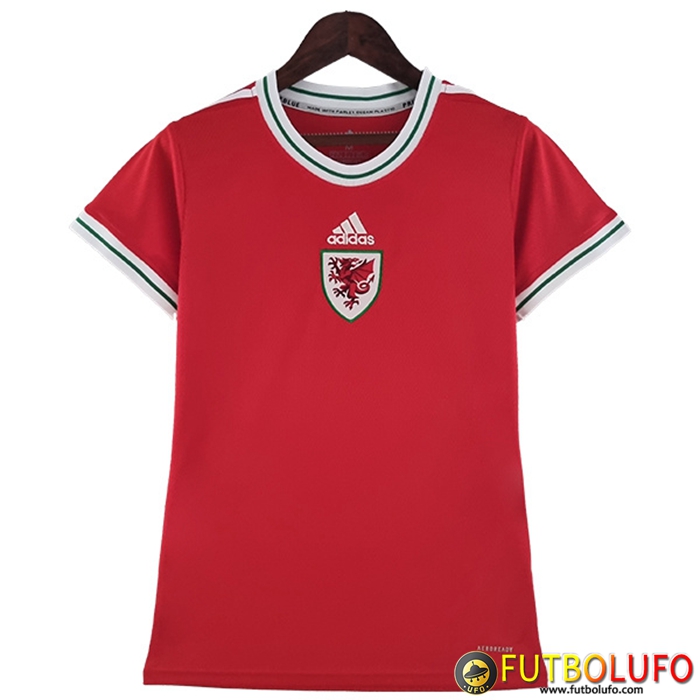 Camisetas De Futbol Gales Mujer Primera 2022/2023