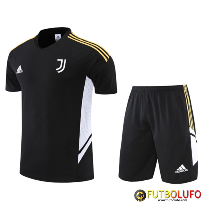 Camiseta Entrenamiento Juventus + Cortos Negro 2022/2023
