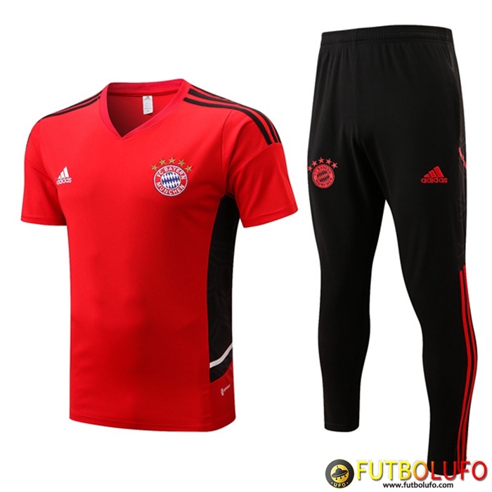 Camiseta Entrenamiento Bayern Munich + Pantalones Rojo 2022/2023