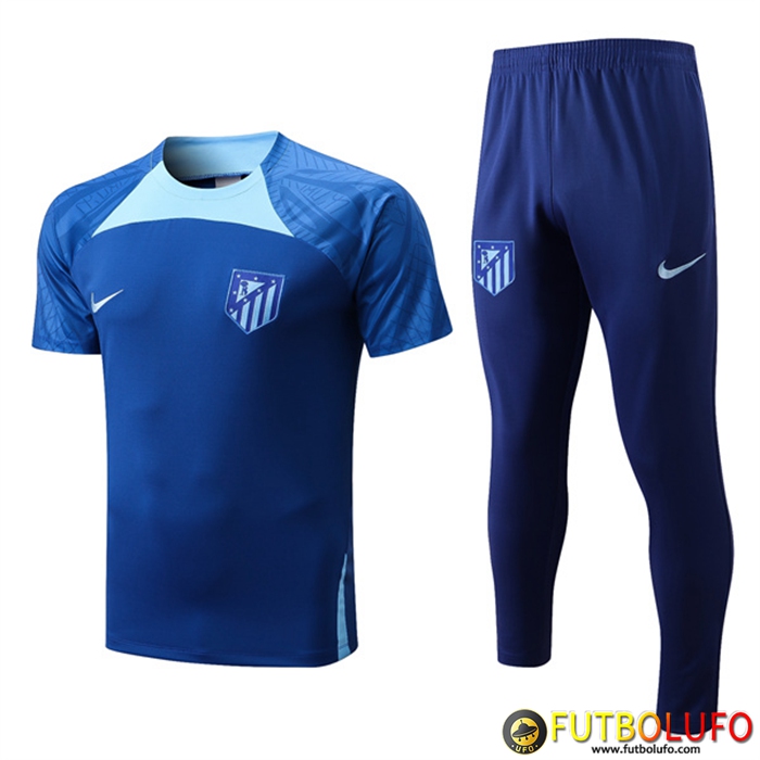 Camiseta Entrenamiento Atletico Madrid + Pantalones Azul 2022/2023
