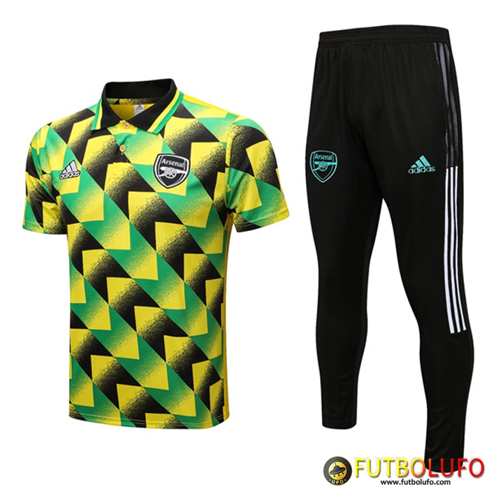 Camiseta Polo Arsenal Verde/Negro 2022/2023