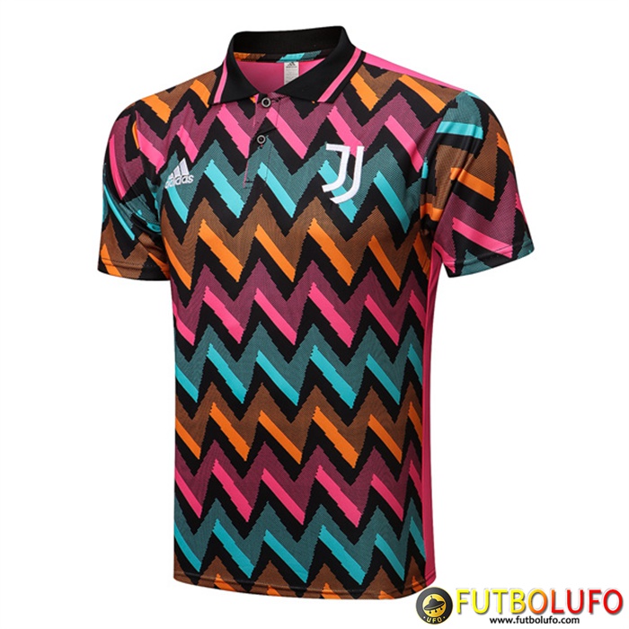 Camiseta Polo Juventus Azul/Amarillo/Rojo 2022/2023