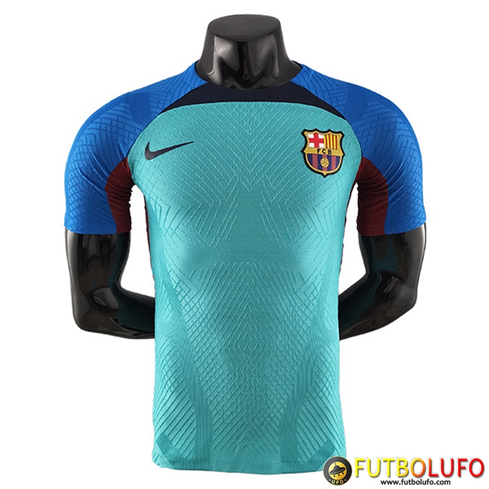 Las Mejores Camiseta Entrenamiento FC Barcelona Azul Verde 2022 2023