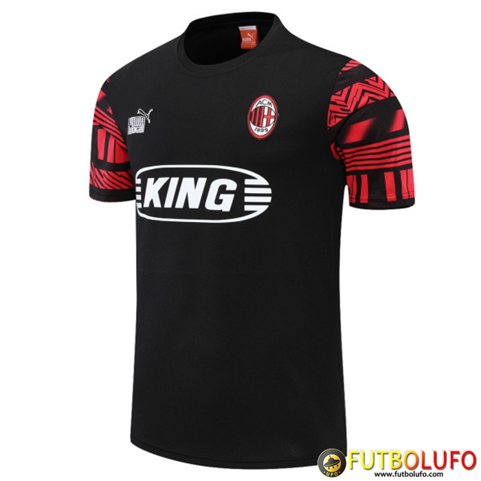 Camiseta Entrenamiento AC Milan Negro 2022/2023