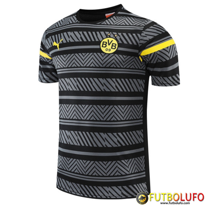 Camiseta Entrenamiento Dortmund BVB Gris 2022/2023