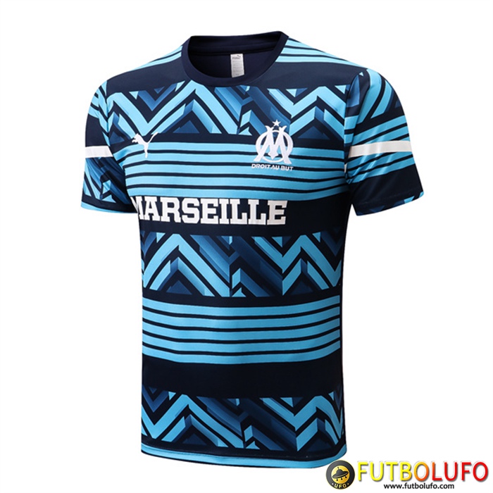 Camiseta Entrenamiento Marsella OM Azul/Negro 2022/2023