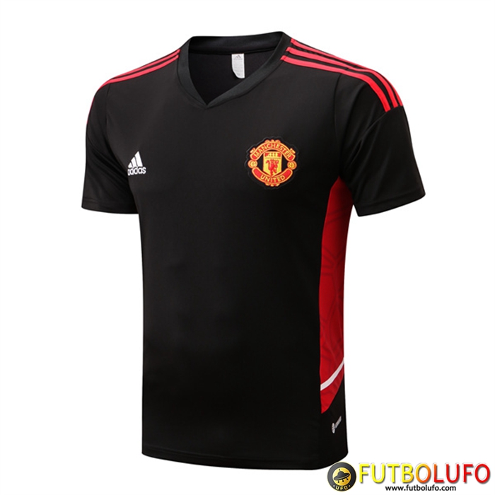 Camiseta Entrenamiento Manchester United Negro 2022/2023