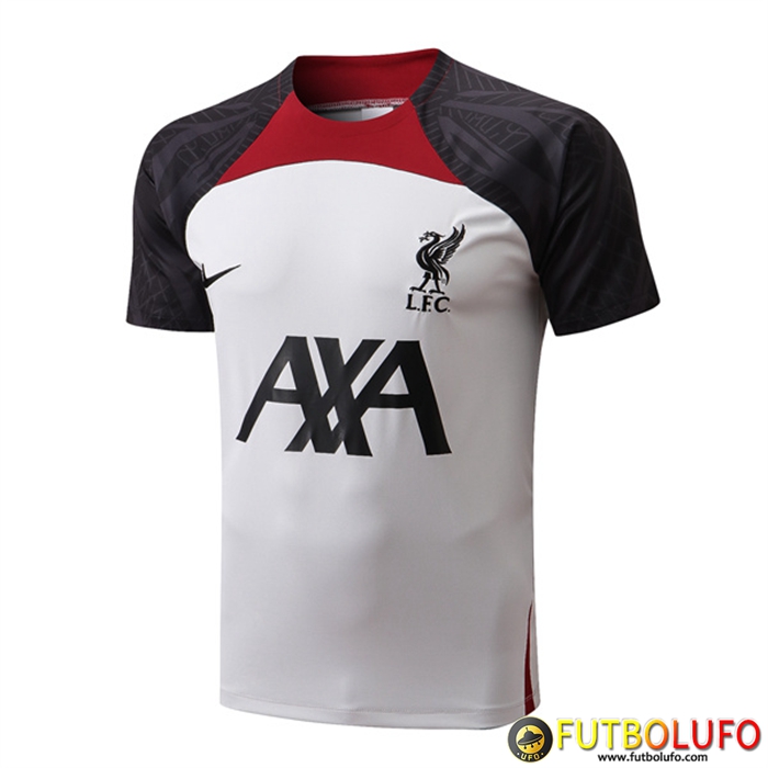 Camiseta Entrenamiento FC Liverpool Blanco/Negro 2022/2023