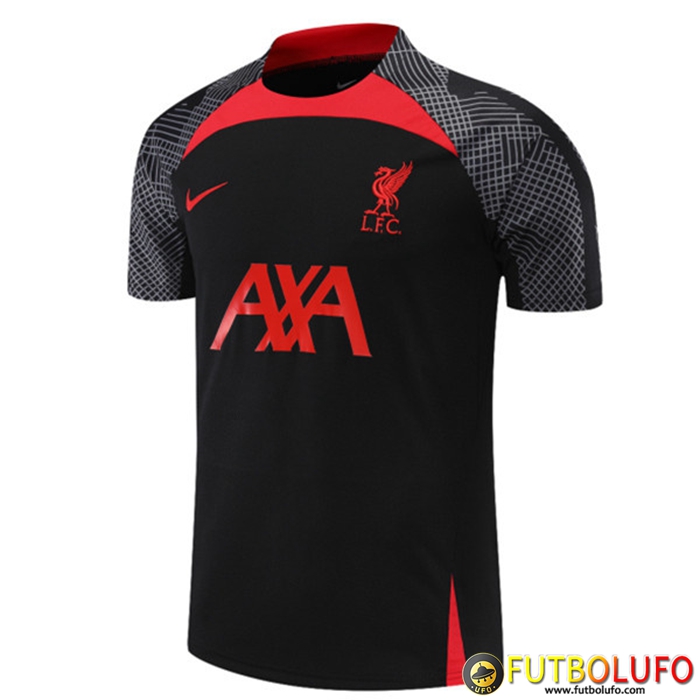Camiseta Entrenamiento FC Liverpool Negro 2022/2023