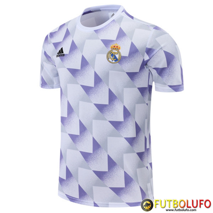 Camiseta Entrenamiento Real Madrid Blanco/Gris 2022/2023